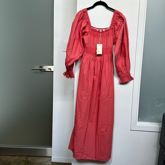 DOEN Catrinette Maxi Dress Nightgown in Apple blossom size XS NWT - Picture 10 of 17